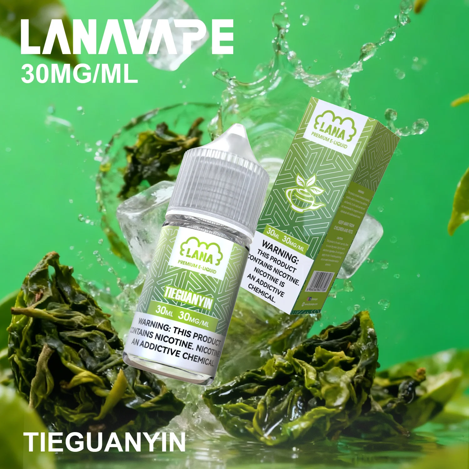 LANA 拉娜 30ml 30MG 煙油推薦｜強冰涼感・滑順不嗆喉 - 電子煙潮流商城