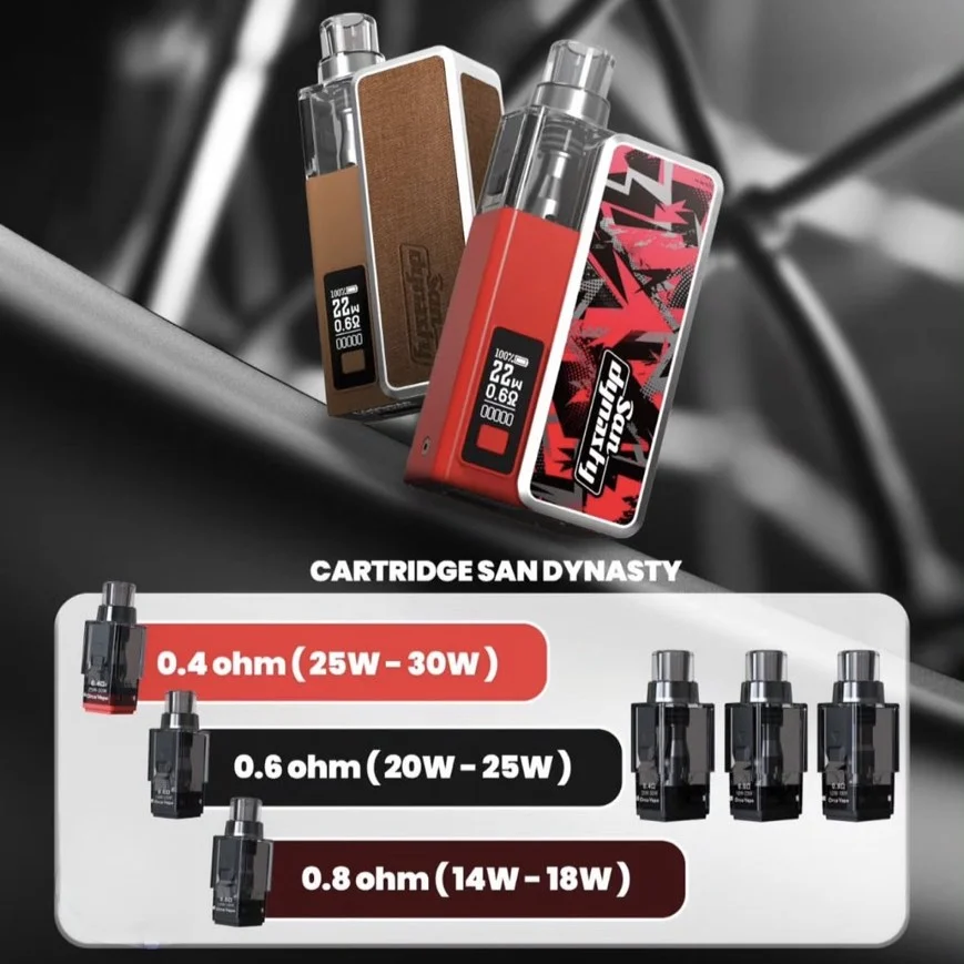 San Dynasty 小海豚 30W 小煙主機｜便攜大功率，持久享受 - 電子煙潮流商城