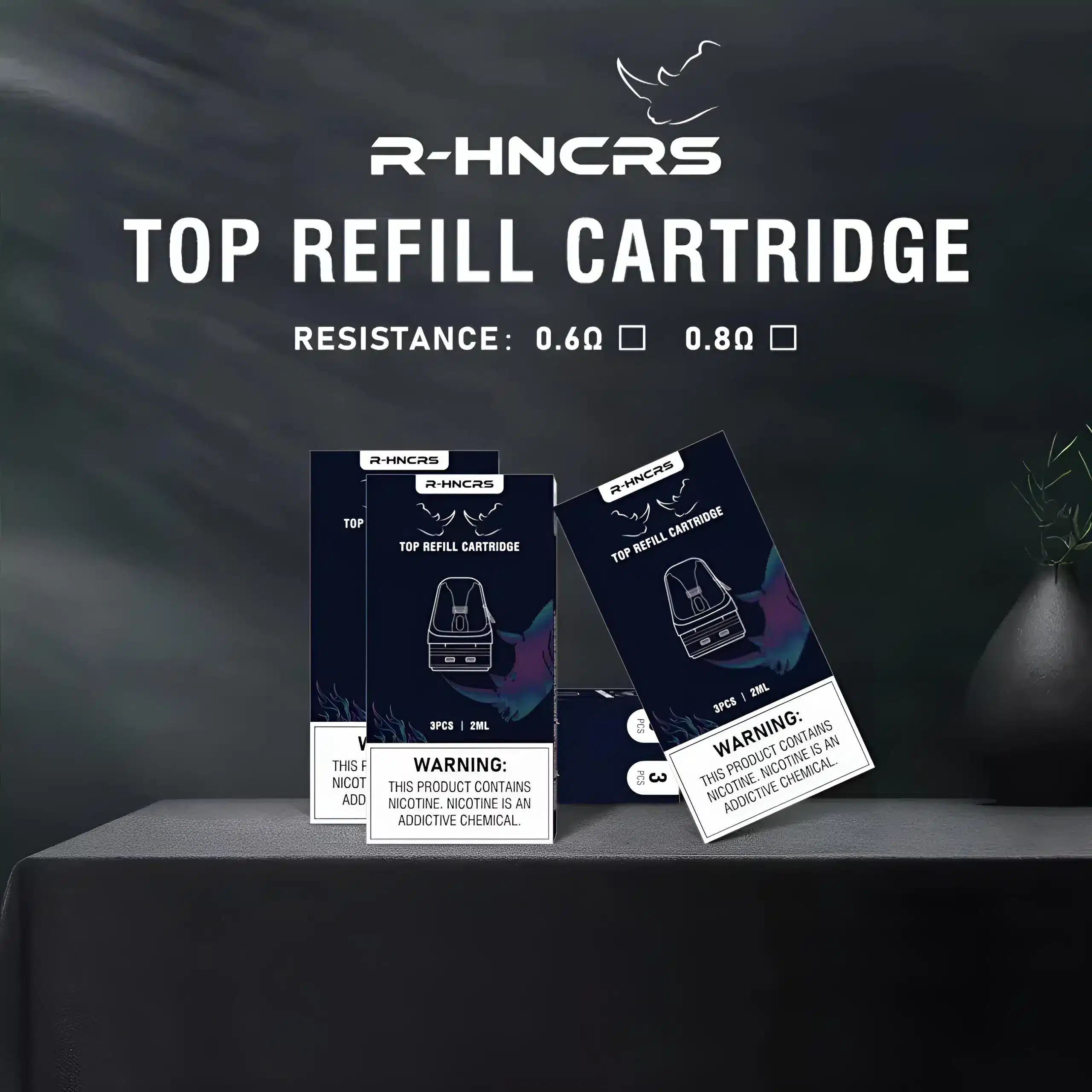 REFILLABLE 空彈｜R-HNCRS犀牛｜適配小蠻牛與OXXVA XLIM全系列 - 電子煙潮流商城