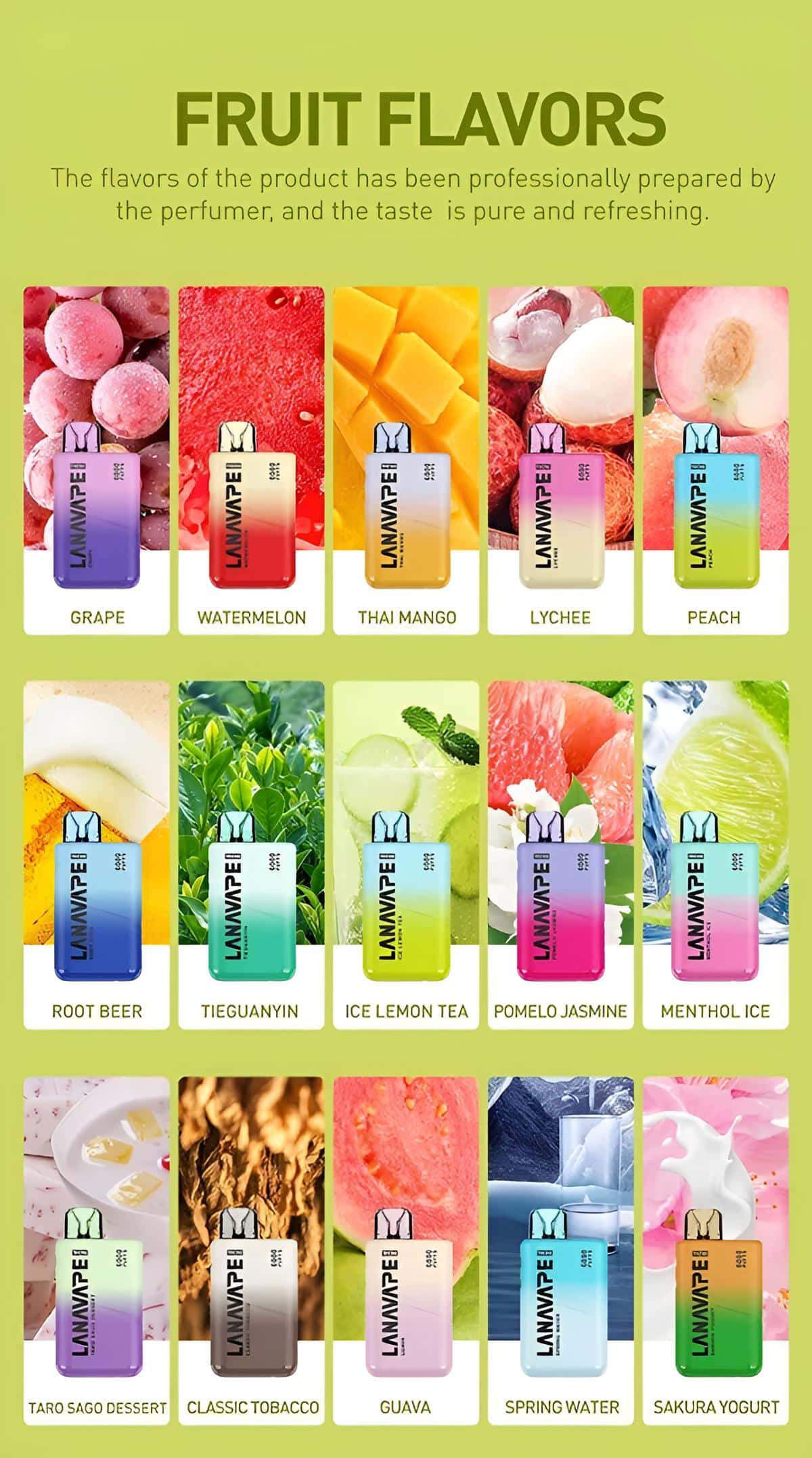 LANA 6000口 拋棄式電子煙