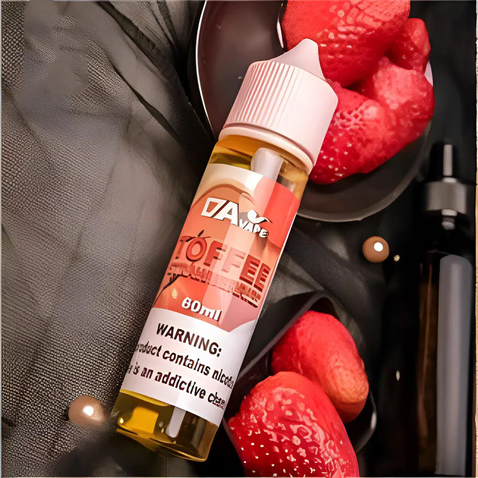 DAVAPE TOFFEE STRAWBERRIES 菸油｜草莓太妃糖口味｜30ML/60ML（0/30mg） - 電子煙潮流商城
