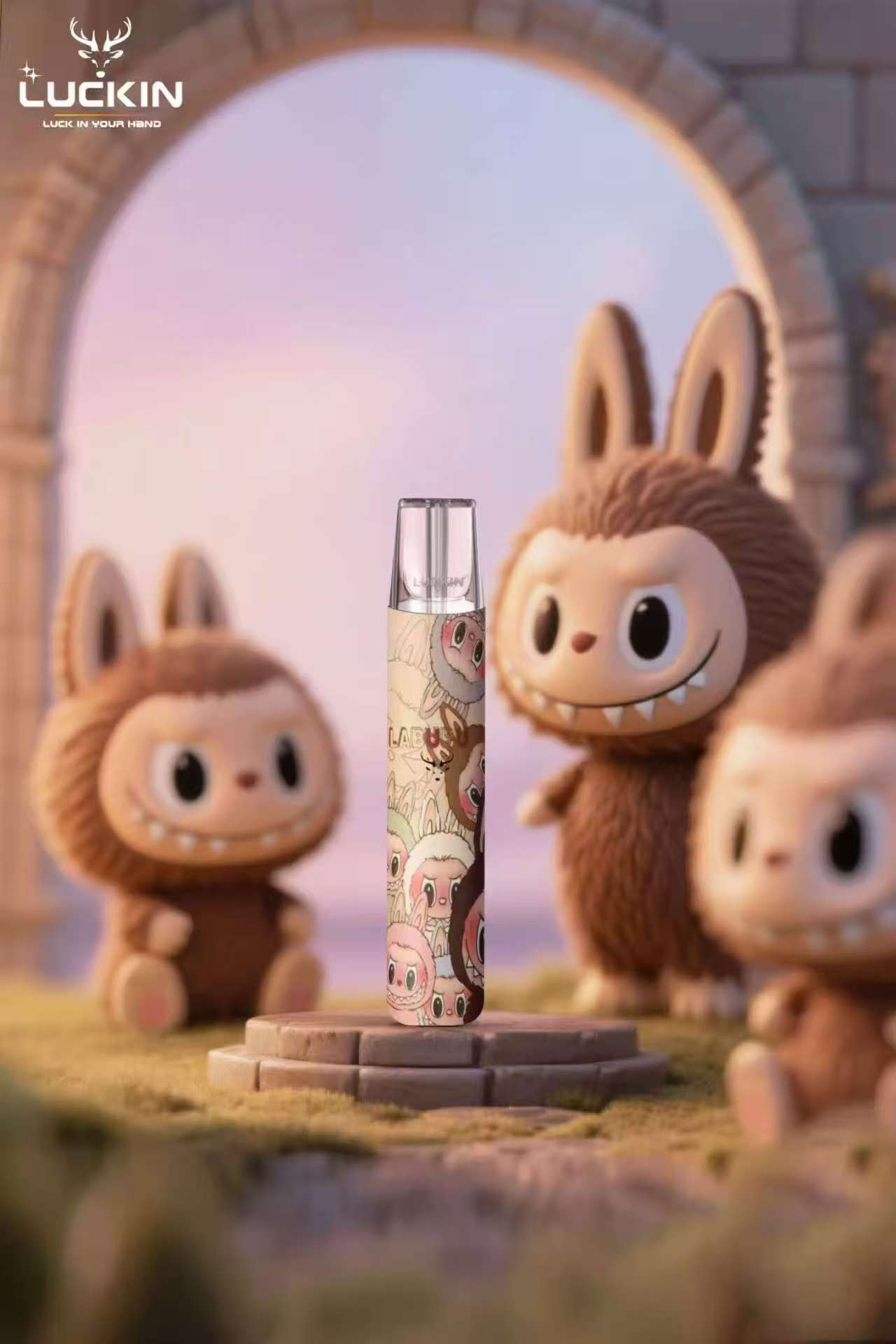 Luckin 幸運主機｜Labubu 聯名款｜幸運煙桿｜全新上市｜台灣現貨 - 電子煙潮流商城