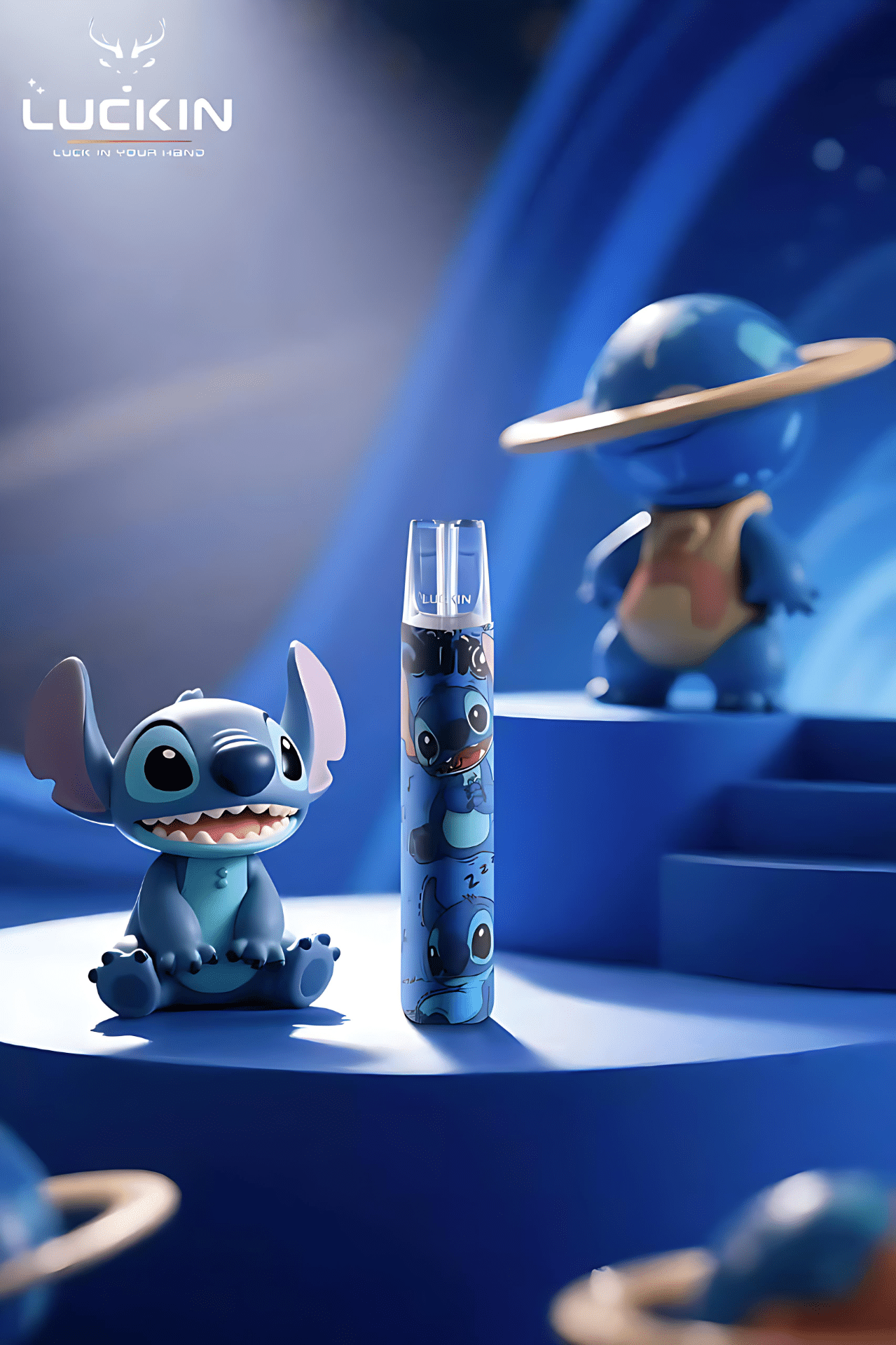LUCKIN幸運一代電子煙主機 — 潮流設計×強勁體驗丨蠟筆小新、哪吒、史迪仔限量版震撼登場！ - 電子煙潮流商城