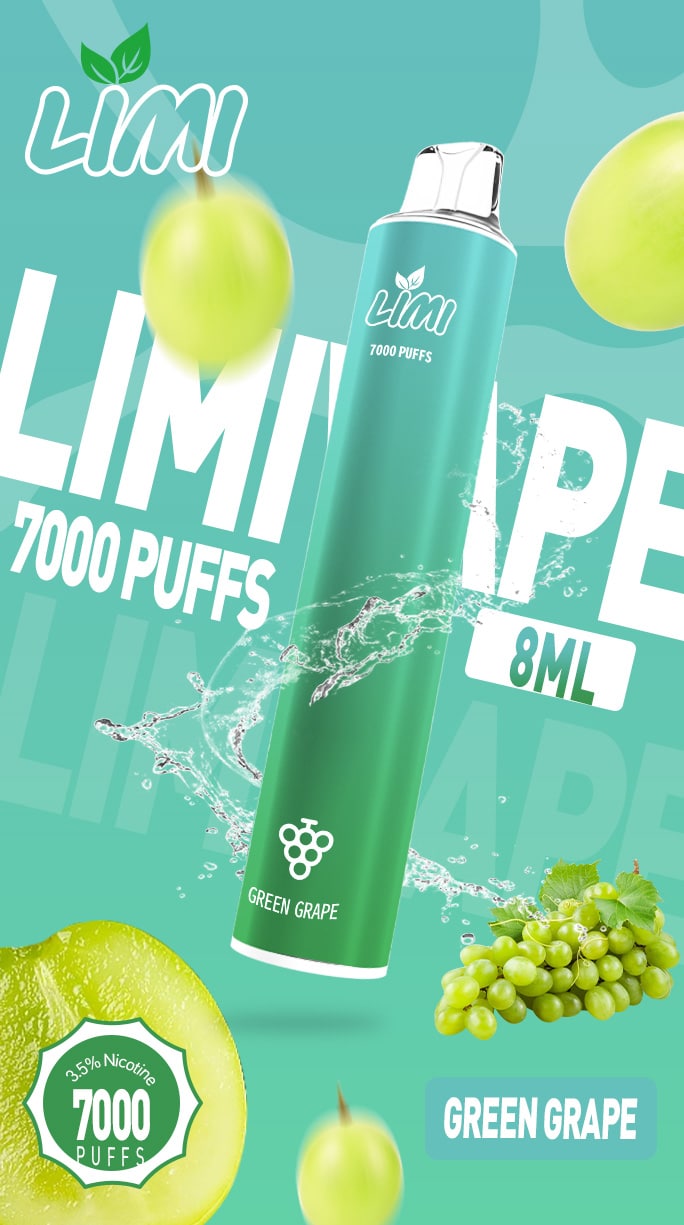 LIMI 7000口拋棄式電子煙｜大容量持久體驗 - 電子煙潮流商城