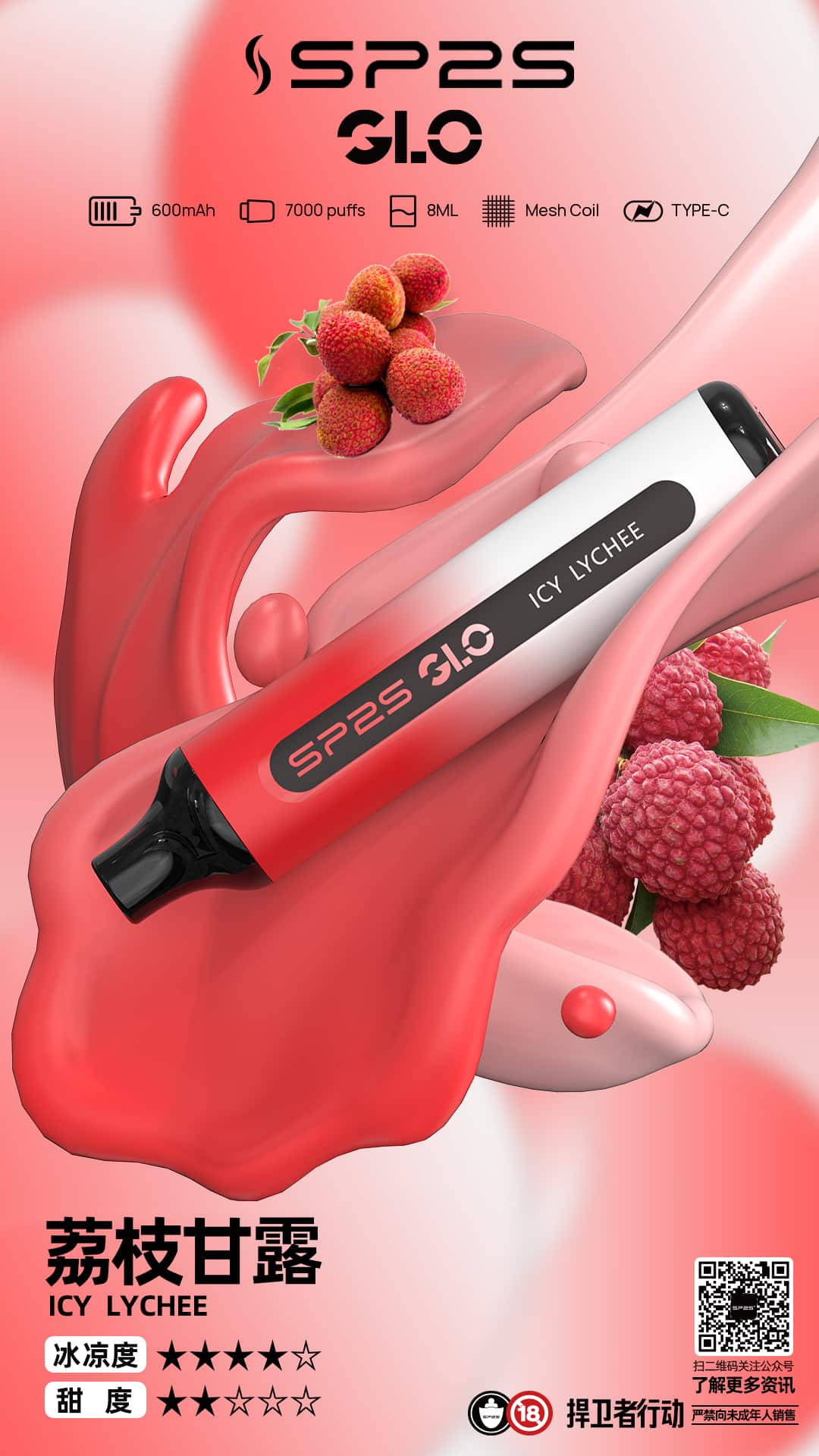 SP2S GLO 7000口 荔枝甘露